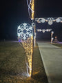 6.5' Snowflake Pole Mount with Chasing Effect
