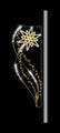 6.5' Snowflake Star Pole Mount with Chasing Effect