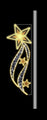 6.5' Star Pole Mount with Ribbon