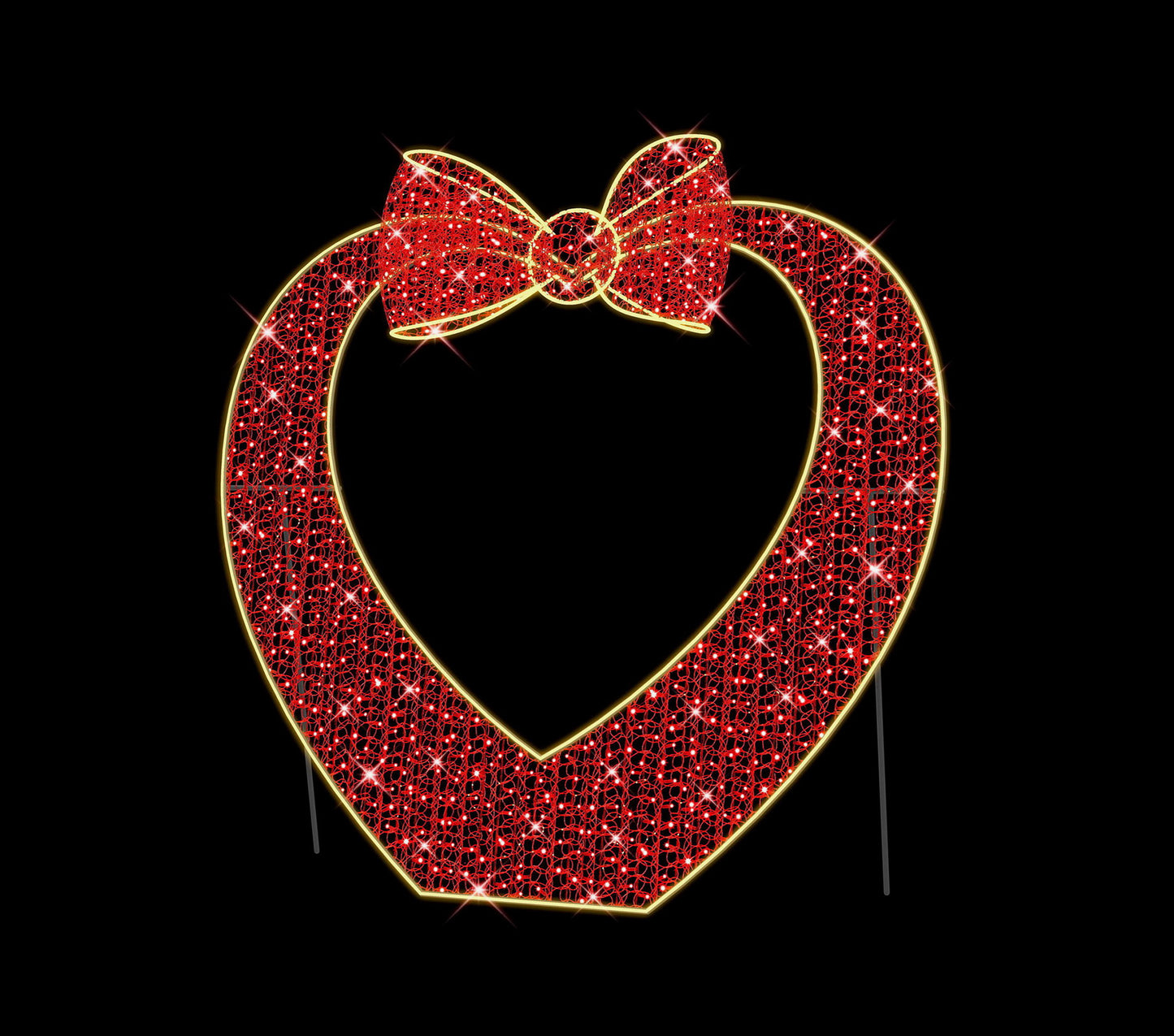 8' LED Heart Photo Op
