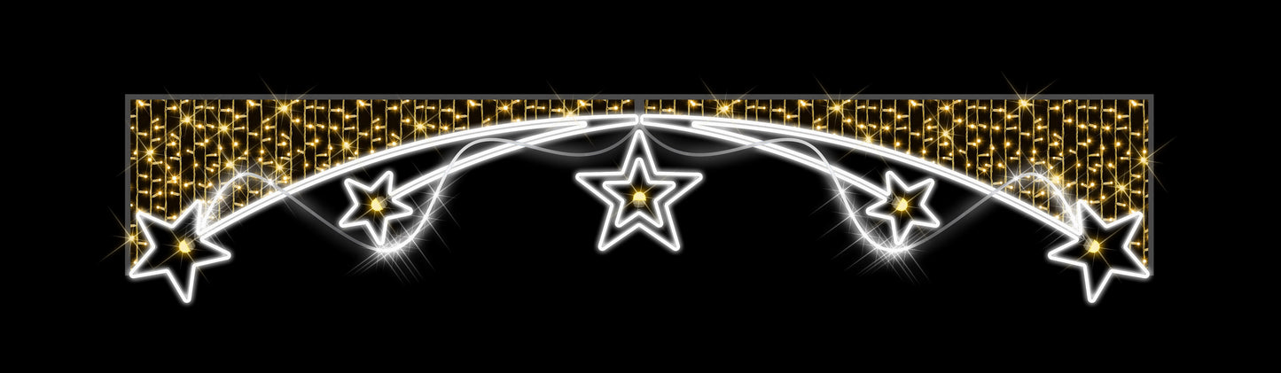 12' Streamer with 5 Stars Chasing Effect