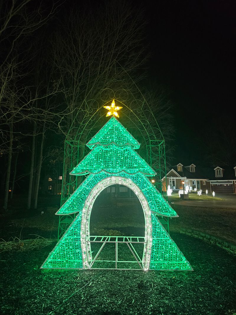 11' Photo Op Tree Neon Flex Ground Mount