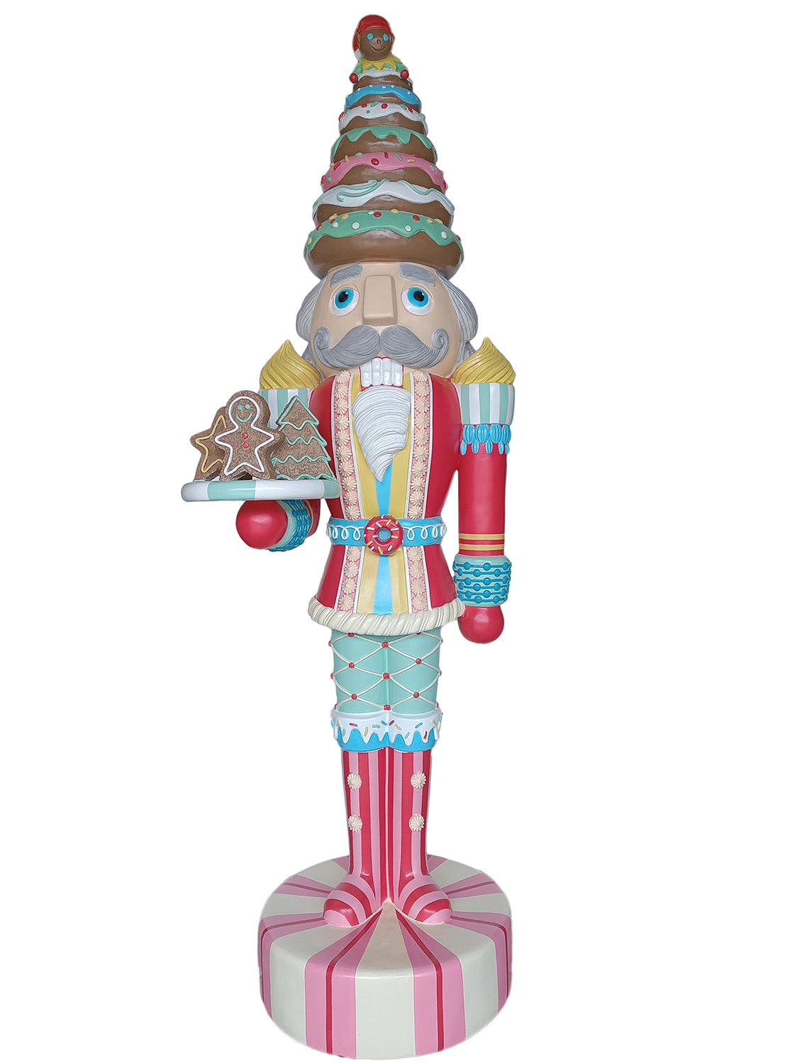 7' Candy Doughnut Nutcracker