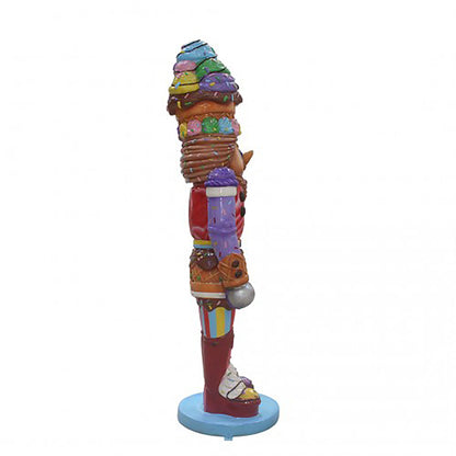 6' Ice Cream Nutcracker