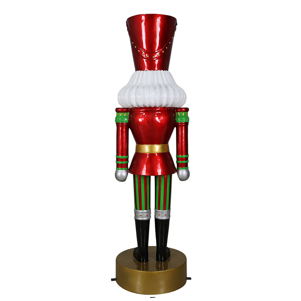 7' Red, Green and White Nutcracker