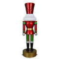 7' Red, Green and White Nutcracker