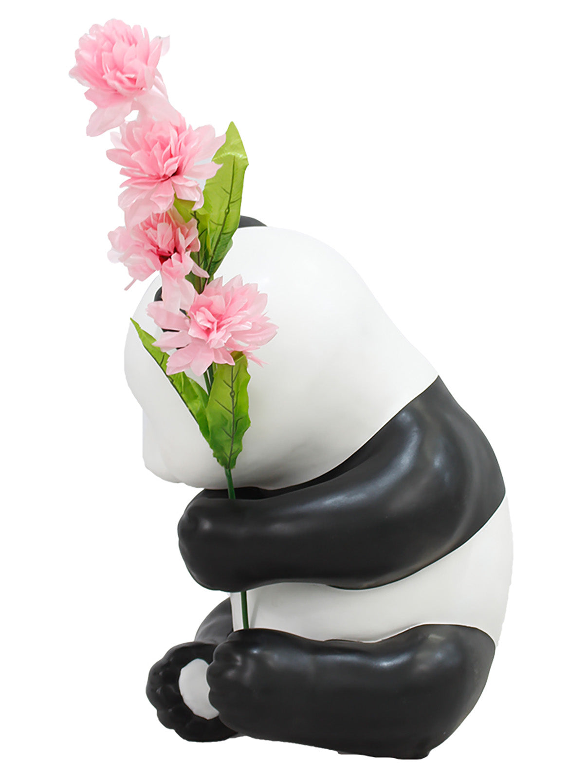 2.5' Tall Panda Cub with Flowers