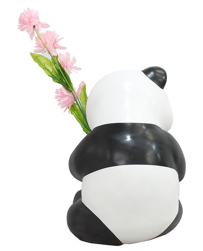 2.5' Tall Panda Cub with Flowers