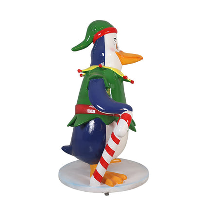 Funny Penguin Dressed as an Elf