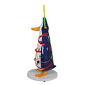 Funny Penguin with Christmas Lights