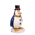 Funny Penguin with Tophat and Scarf