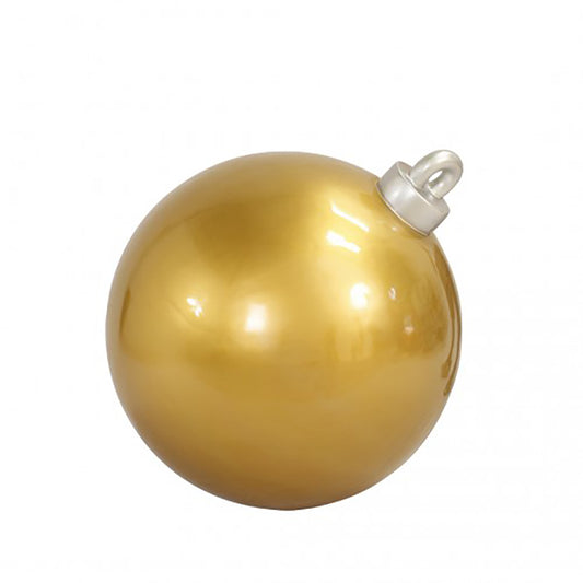 36" Gold Christmas Ball Ornament Display