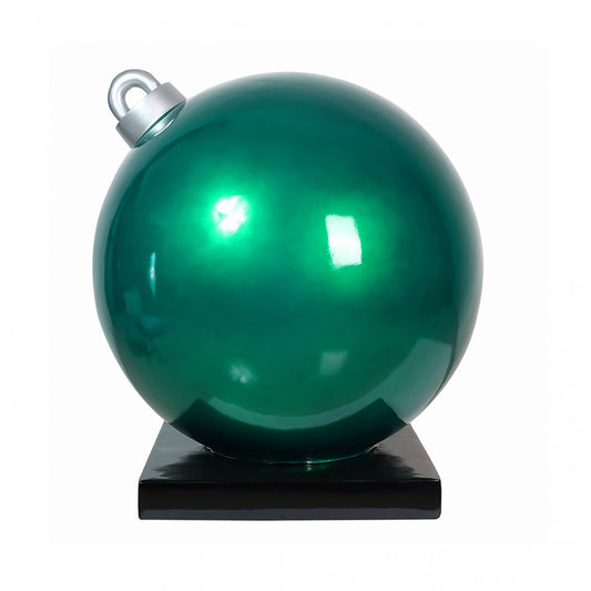 36" Green Christmas Ball Ornament Display