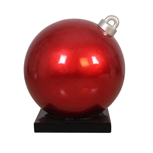 36" Red Christmas Ball Ornament Display
