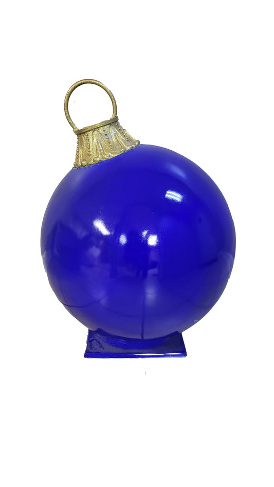 22" Blue Ornament with Base