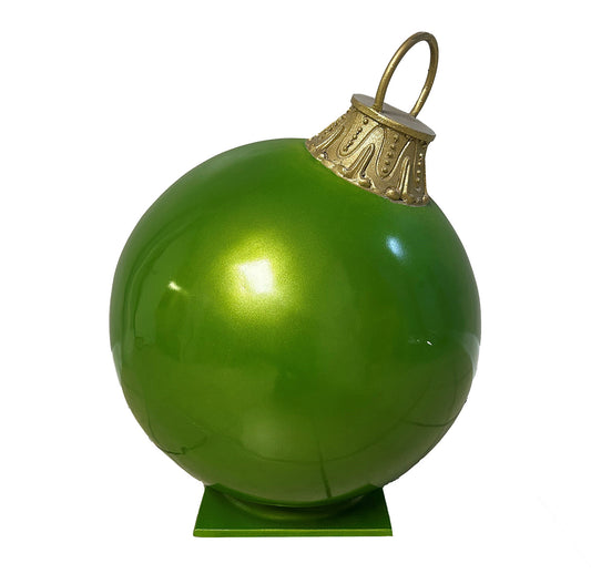 22" Green Ornament with Base