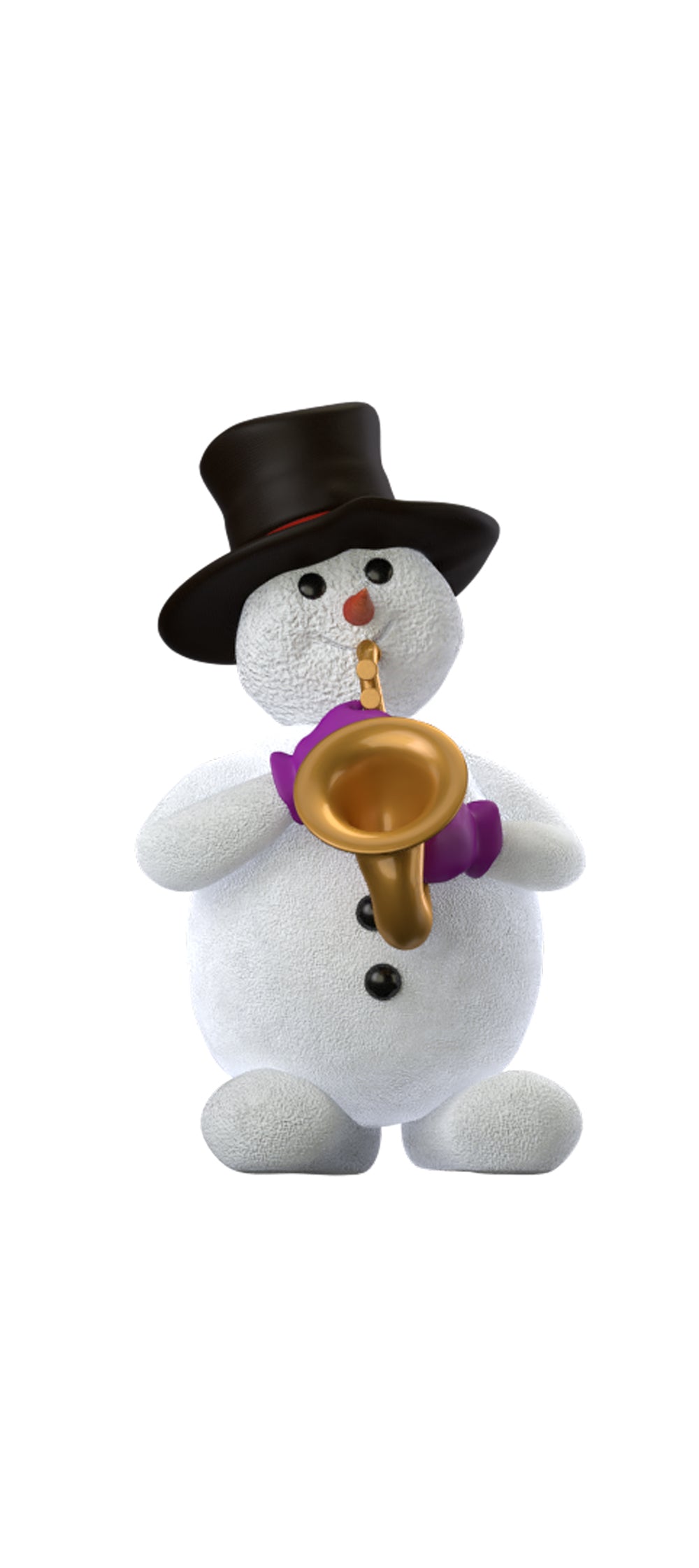 Snowman Band Saxophone 58"