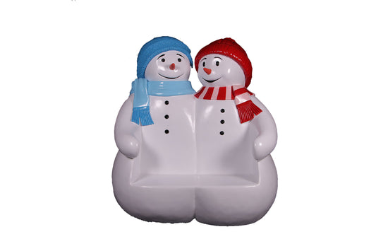 Double Snowman Bench Seat