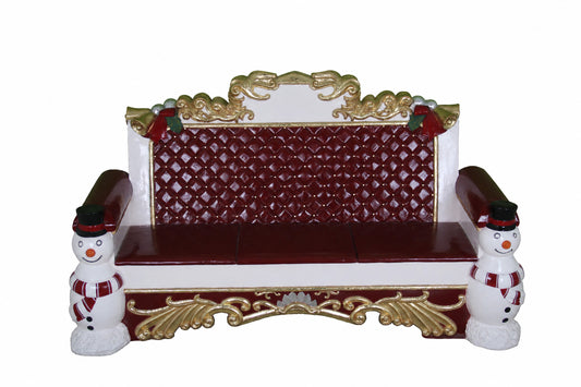 42" Snowman Bench
