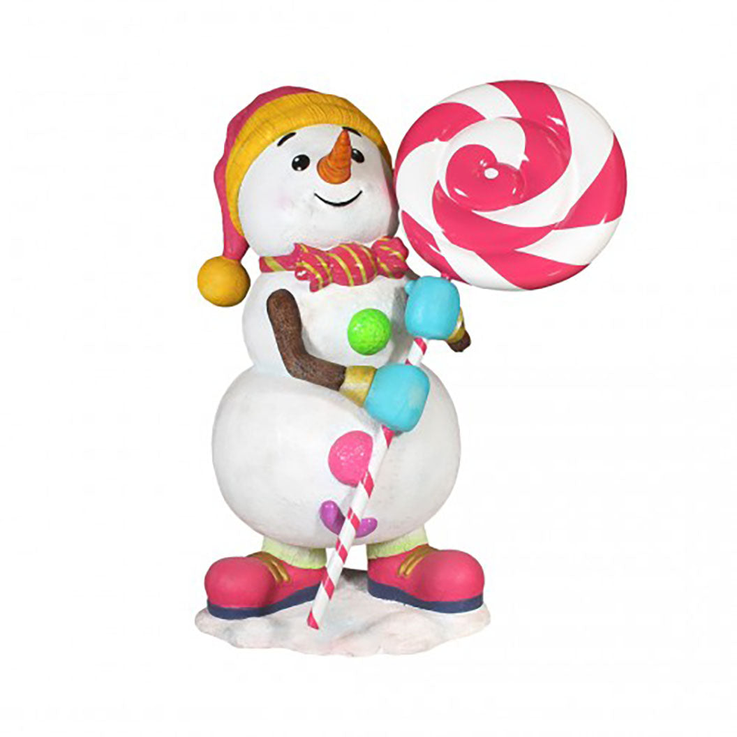 Snowman with Lollipop