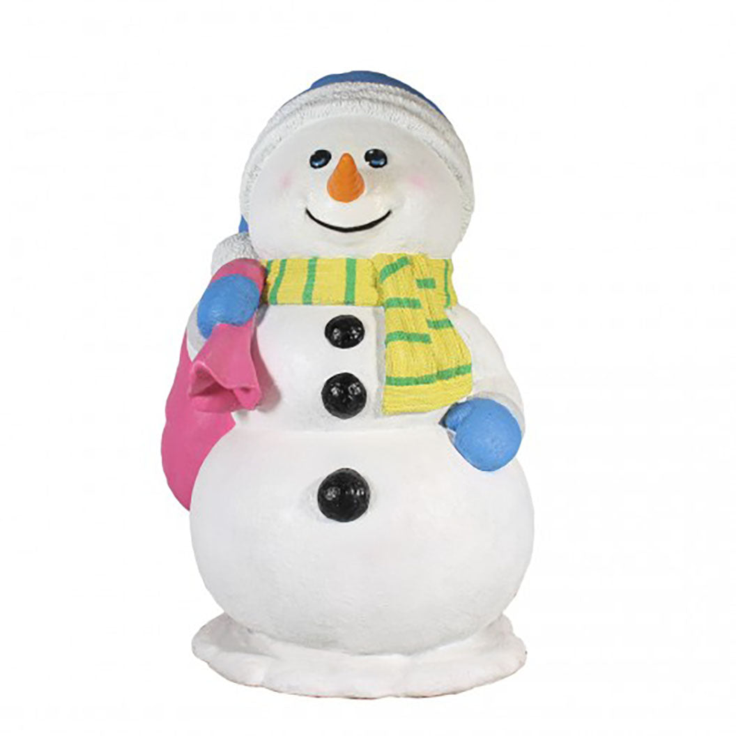 5' Snowman with Pink Sack