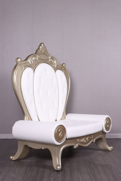 Deluxe Gold and White Throne