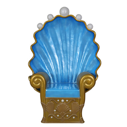 Ocean Blue Sea Shell Throne