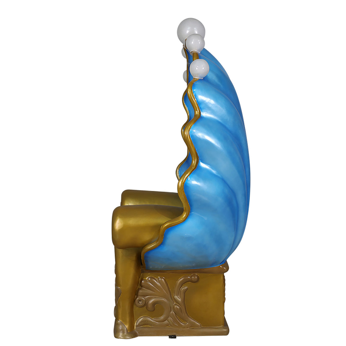 Ocean Blue Sea Shell Throne