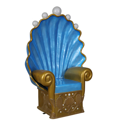 Ocean Blue Sea Shell Throne