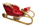 Two Person Red and Gold Sleigh