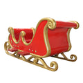 4 Person Red and Gold Sleigh