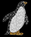 4' 3D LED Penguin Looking Right