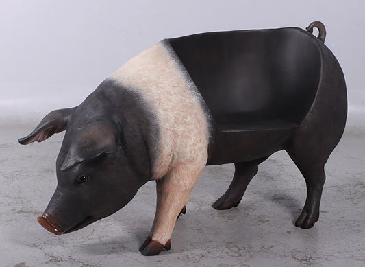 Black and White Pig Chair