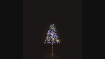 4' Multi Colored Micro LED Tree