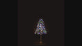 4' Multi Colored Micro LED Tree