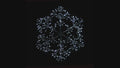 2' Silver Snowflake Wall Mount Pure White LEDs