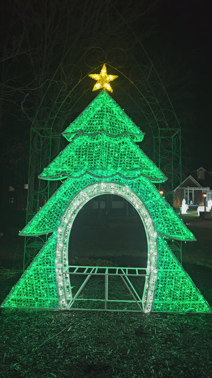 11' Photo Op Tree Neon Flex Ground Mount