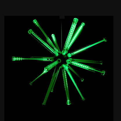 24" Animated Green LED Starburst