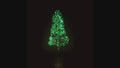6' Green Starburst LED Tree