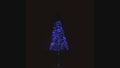 5' Blue Starburst LED Tree
