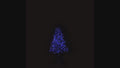 4' Blue Starburst LED Tree