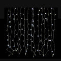 Pure White LED Curtain Lights 150 Twinkle Lights