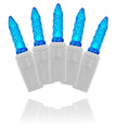 70 Blue M5 LED Icicle Lights