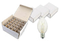 100 Pack of C7 Dimmable Incandescent Clear Bulbs with E12 Base