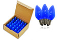 25 Pack of C7 Frosted Blue LED Retrofit Bulb