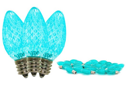 25 Pack C7 Teal Dimmable SMD LED Retrofit Bulbs