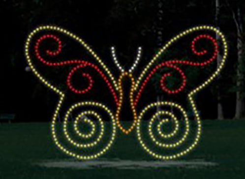 7.5' Butterfly with Swirls in Wings