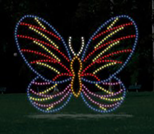 7.5' Butterfly with Lines in Wings