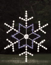 4' Simple Star Snowflake