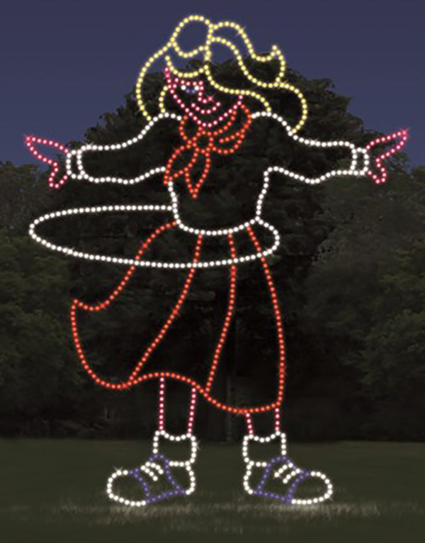 8' Hula Hoop Girl